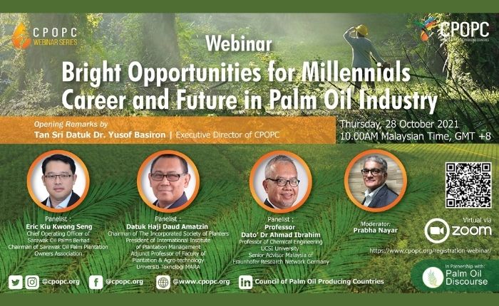 Bright Opportunities for Millennials Career and Future in Palm Oil Industry (Webinar)